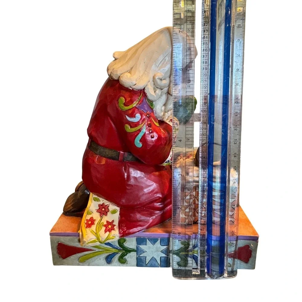 Jim Shore Heartwood Creek Kneeling Santa Baby Jesus Figurine 2008 S4010488
